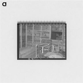 アートメモ帳-Interior of Sugar Beet Worker's Shack
 - ラッセル リー Memo.