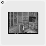 アートポストカード-Interior of Sugar Beet Worker's Shack
 - ラッセル リー Postcard.