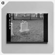 アートパネル-Tombstone near Shawneetown, Illinois
 - ラッセル リー Canvas.