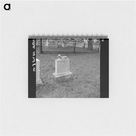 アートメモ帳-Tombstone near Shawneetown, Illinois
 - ラッセル リー Memo.