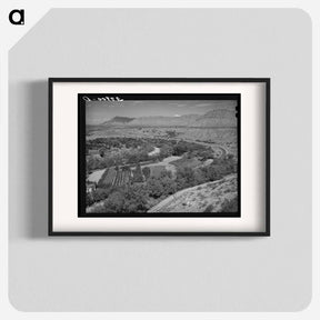 アートポスター-Irrigated Farm, Santa Clara, Utah
 - ラッセル リー Poster.