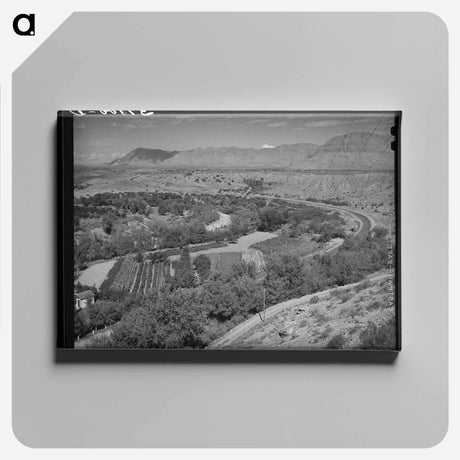 アートパネル-Irrigated Farm, Santa Clara, Utah
 - ラッセル リー Canvas.
