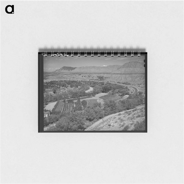 アートメモ帳-Irrigated Farm, Santa Clara, Utah
 - ラッセル リー Memo.