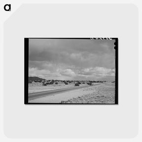 アートポストカード-Highway, Sandoval County, New Mexico
 - ラッセル リー Postcard.