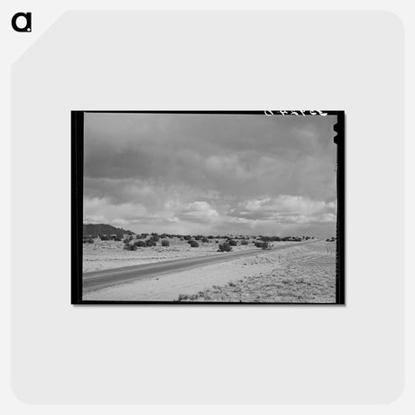 アートポストカード-Highway, Sandoval County, New Mexico
 - ラッセル リー Postcard.