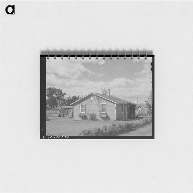 アートメモ帳-House for Permanent Farm Workers, Yakima, Washington
 - ラッセル リー Memo.