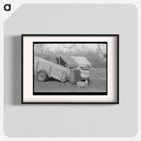 アートポスター-Unloading Household Goods, Harlingen, Texas
 - ラッセル リー Poster.