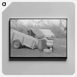アートパネル-Unloading Household Goods, Harlingen, Texas
 - ラッセル リー Canvas.