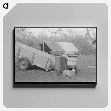 アートパネル-Unloading Household Goods, Harlingen, Texas
 - ラッセル リー Canvas.