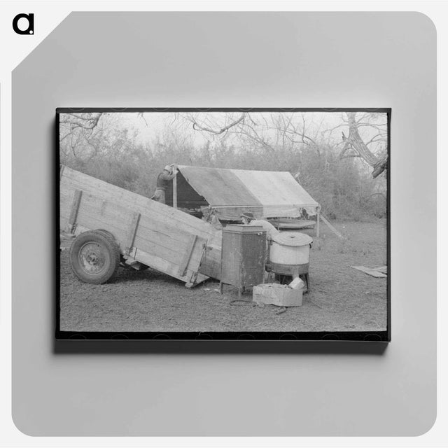 アートパネル-Unloading Household Goods, Harlingen, Texas
 - ラッセル リー Canvas.