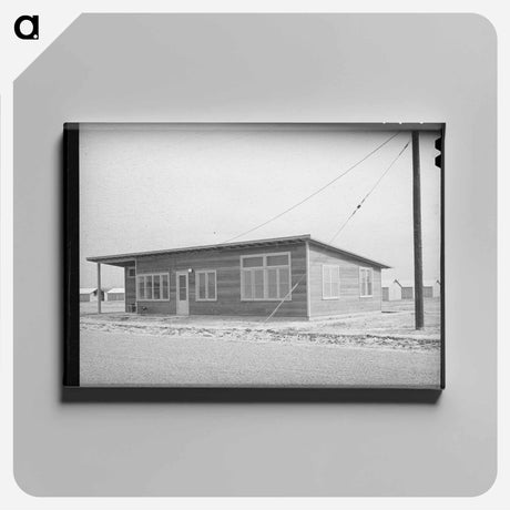 アートパネル-Medical Unit at Migratory Labor Camp
 - ラッセル リー Canvas.