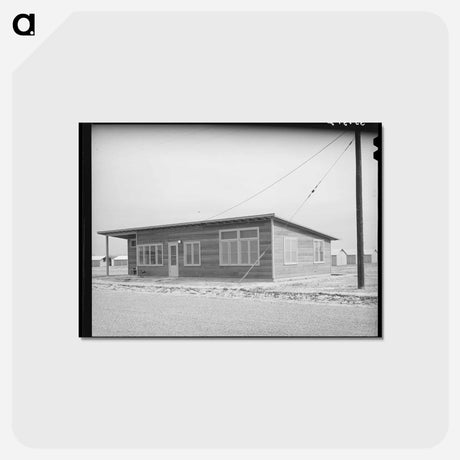 アートポストカード-Medical Unit at Migratory Labor Camp
 - ラッセル リー Postcard.