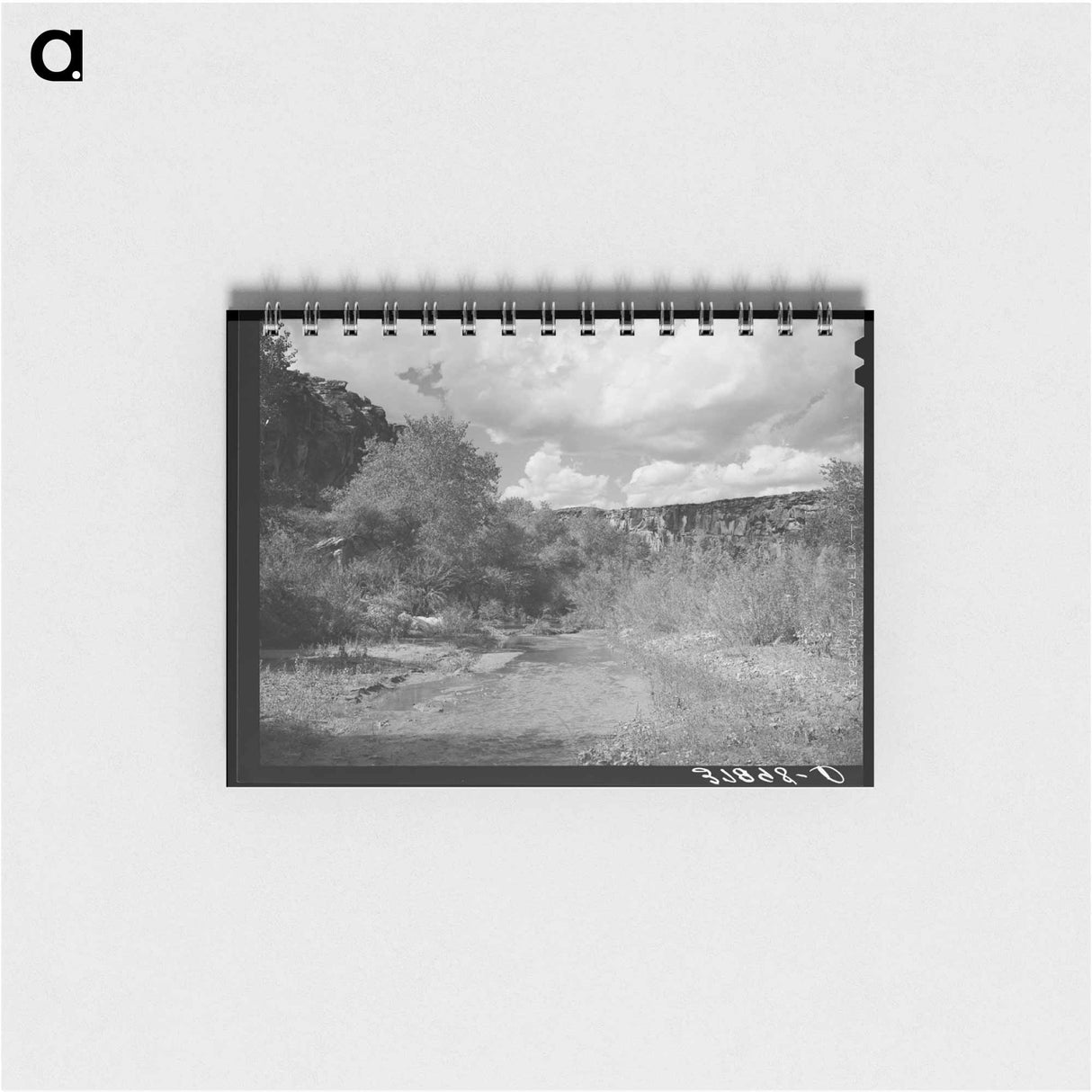 アートメモ帳-Santa Clara River Irrigation, Santa Clara, Utah
 - ラッセル リー Memo.