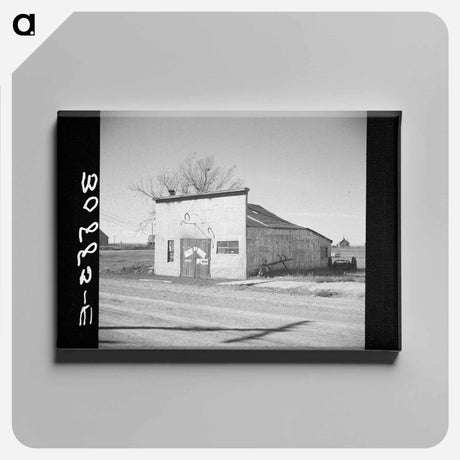 アートパネル-Blacksmith Shop, Des Lacs, North Dakota
 - ラッセル リー Canvas.