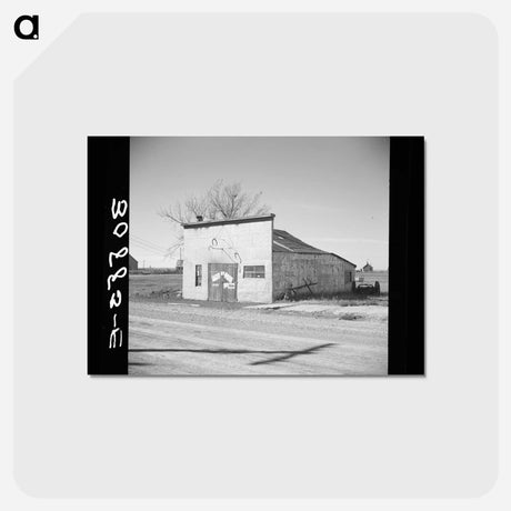 アートポストカード-Blacksmith Shop, Des Lacs, North Dakota
 - ラッセル リー Postcard.