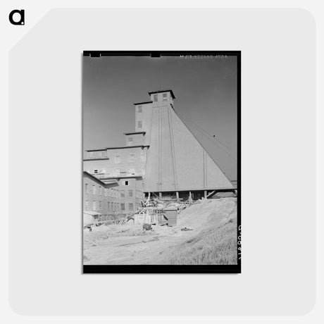 アートポストカード-Salt Plant, Jefferson Island, Louisiana
 - ラッセル リー Postcard.