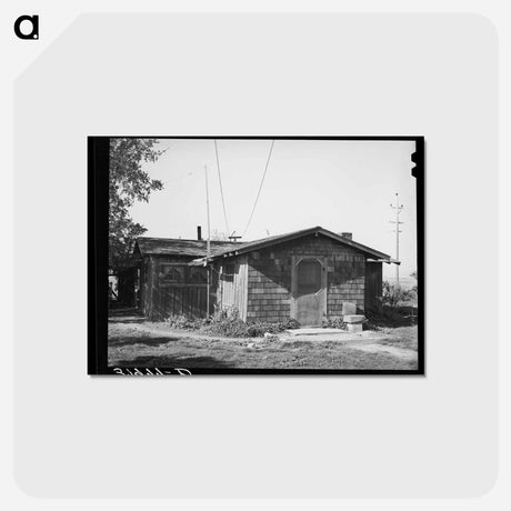 アートポストカード-Farm Home of Jo Webster, El Camino District
 - ラッセル リー Postcard.