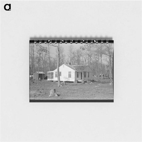 アートメモ帳-Farm Home, Chicot Farms, Arkansas
 - ラッセル リー Memo.
