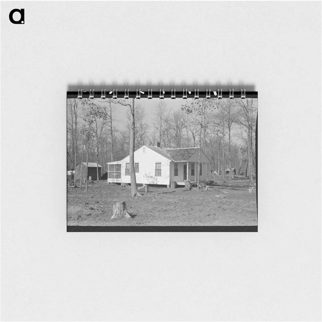 アートメモ帳-Farm Home, Chicot Farms, Arkansas
 - ラッセル リー Memo.