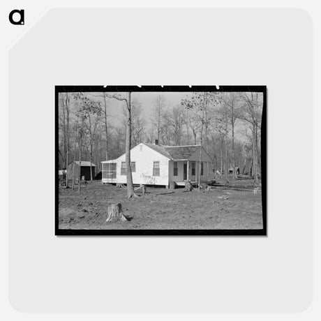 アートポストカード-Farm Home, Chicot Farms, Arkansas
 - ラッセル リー Postcard.