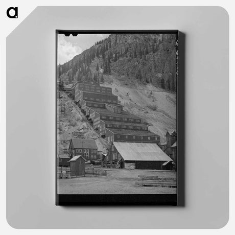 アートパネル-Mill of the Sunnyside Mine at Eureka, Colorado
 - ラッセル リー Canvas.