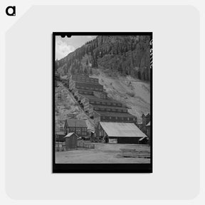 アートポストカード-Mill of the Sunnyside Mine at Eureka, Colorado
 - ラッセル リー Postcard.