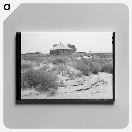 アートパネル-Abandoned Farm, Syracuse, Kansas
 - ラッセル リー Canvas.