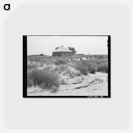 アートポストカード-Abandoned Farm, Syracuse, Kansas
 - ラッセル リー Postcard.