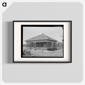 アートポスター-Bunkhouse, SMS Ranch near Spur, Texas
 - ラッセル リー Poster.