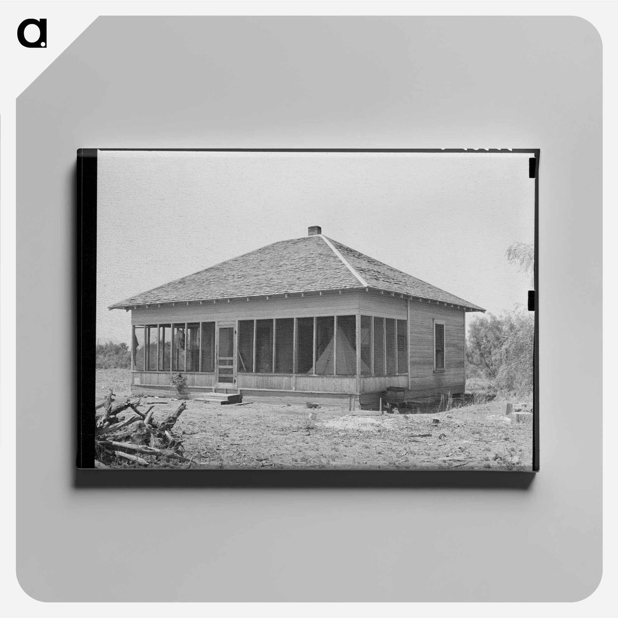 アートパネル-Bunkhouse, SMS Ranch near Spur, Texas
 - ラッセル リー Canvas.