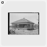 アートポストカード-Bunkhouse, SMS Ranch near Spur, Texas
 - ラッセル リー Postcard.