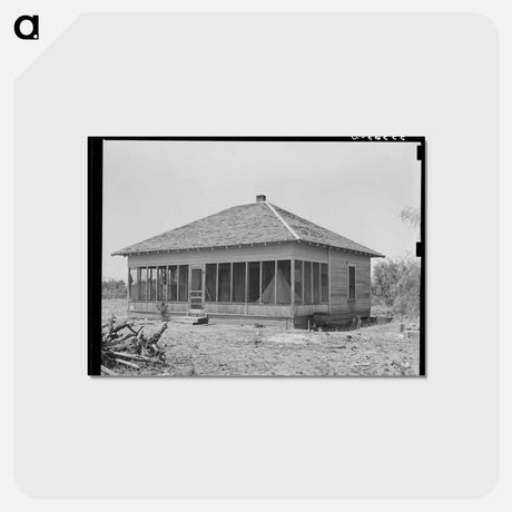 アートポストカード-Bunkhouse, SMS Ranch near Spur, Texas
 - ラッセル リー Postcard.