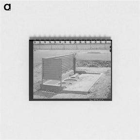 アートメモ帳-Migratory Labor Camp Utilities, Sinton, Texas
 - ラッセル リー Memo.