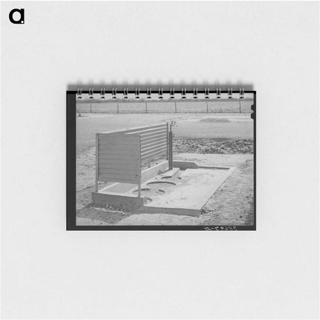 アートメモ帳-Migratory Labor Camp Utilities, Sinton, Texas
 - ラッセル リー Memo.