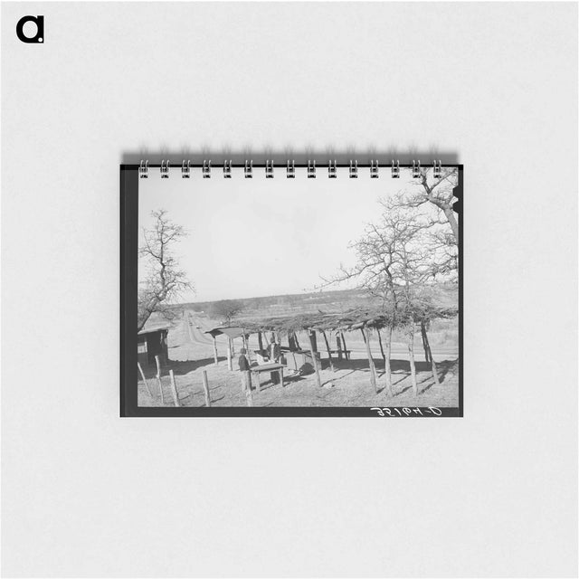 アートメモ帳-Vegetable Stand, Pomp Hall Farm
 - ラッセル リー Memo.