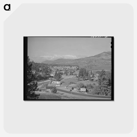 アートポストカード-Hood River, Oregon: Shipping and Shopping Center
 - ラッセル リー Postcard.
