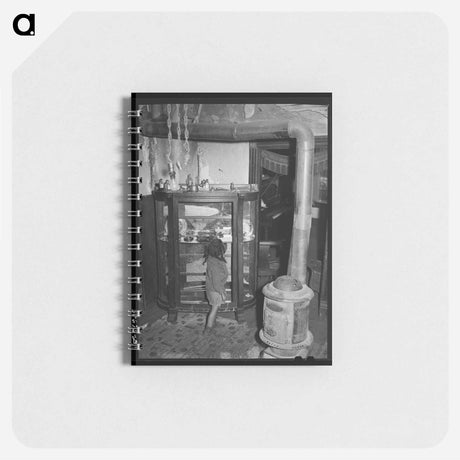 アートメモ帳-Dining Room of Relief Family, Chicago, Illinois
 - ラッセル リー Memo.