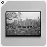 アートパネル-House Wrecking near Lutcher, Louisiana
 - ラッセル リー Canvas.