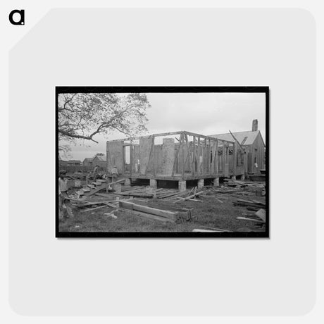 アートポストカード-House Wrecking near Lutcher, Louisiana
 - ラッセル リー Postcard.
