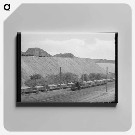 アートパネル-Santa Rita Copper Mines, New Mexico
 - ラッセル リー Canvas.