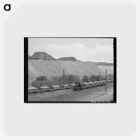 アートポストカード-Santa Rita Copper Mines, New Mexico
 - ラッセル リー Postcard.