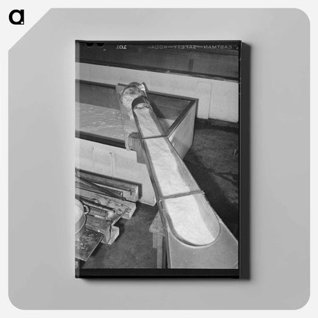 アートパネル-Tillamook Cheese Plant: Milk Processing
 - ラッセル リー Canvas.