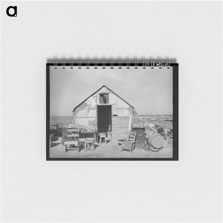 アートメモ帳-Home of Squatter on Nueces Bay, Corpus Christi, Texas
 - ラッセル リー Memo.