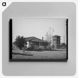 アートパネル-Farmstead of John Frost, Tehama County, California
 - ラッセル リー Canvas.