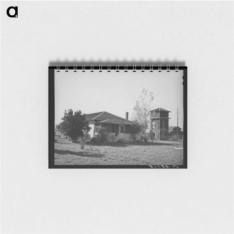 アートメモ帳-Farmstead of John Frost, Tehama County, California
 - ラッセル リー Memo.
