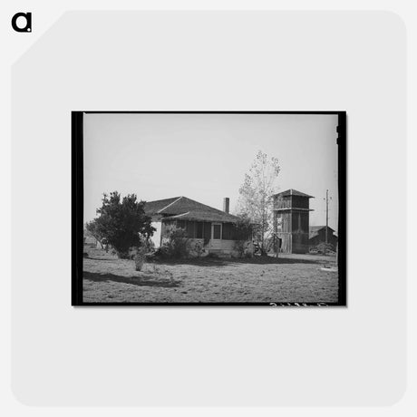 アートポストカード-Farmstead of John Frost, Tehama County, California
 - ラッセル リー Postcard.