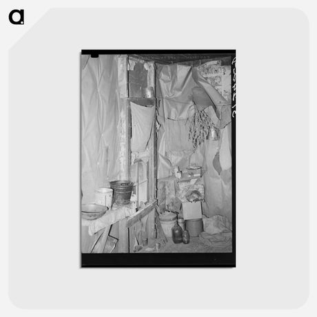 アートポストカード-Kitchen Interior, New Madrid County, Missouri
 - ラッセル リー Postcard.