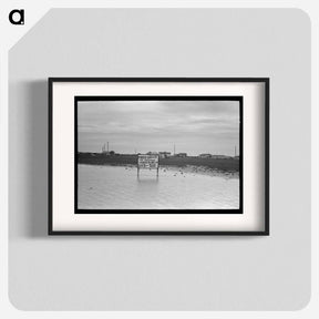 アートポスター-Houses at Port Aransas, Texas
 - ラッセル リー Poster.