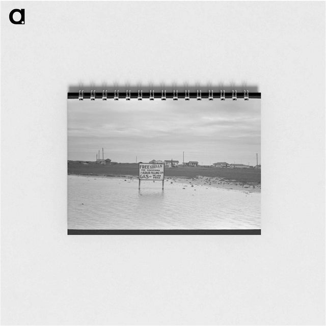 アートメモ帳-Houses at Port Aransas, Texas
 - ラッセル リー Memo.