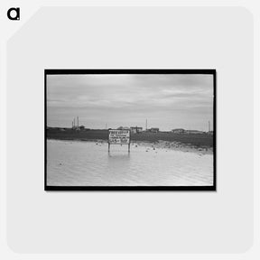 アートポストカード-Houses at Port Aransas, Texas
 - ラッセル リー Postcard.